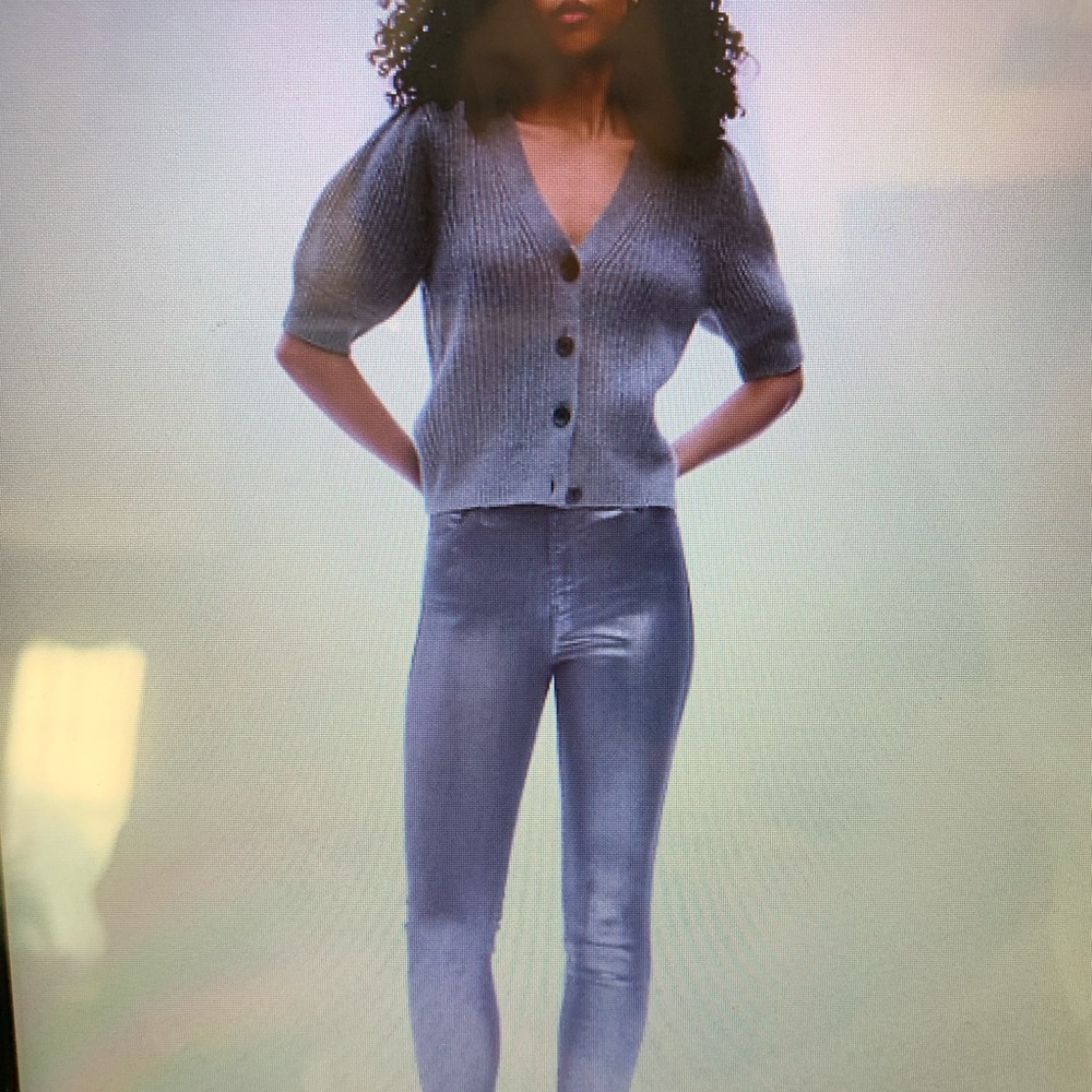Gap Super Stretch Metallic Skinny Jeans